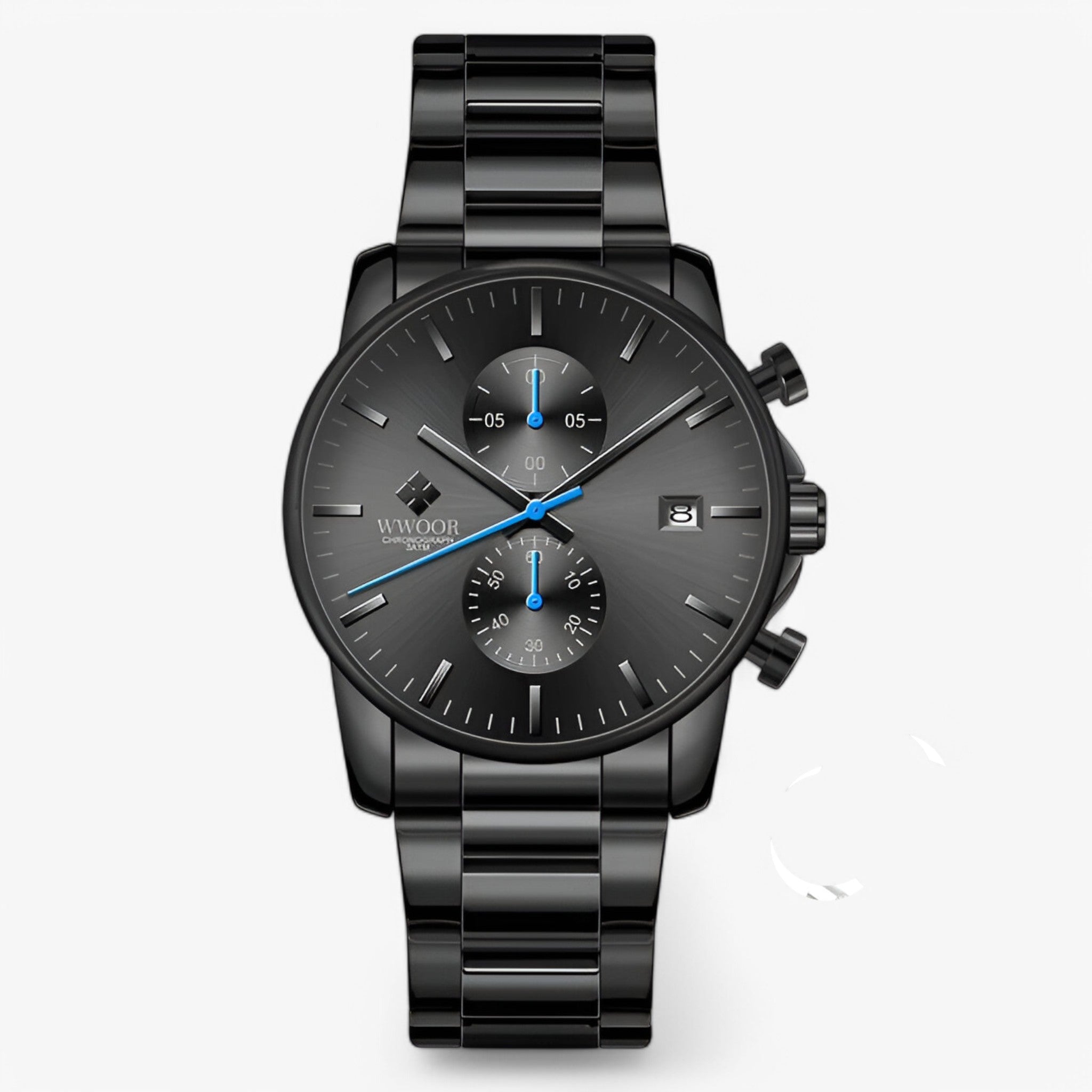 Orologio Cronografo Business di Lusso Uomo - Nero blu - accessoires business cronografo horloges orologio orologio cronografo uomo watches - Concept Palermo