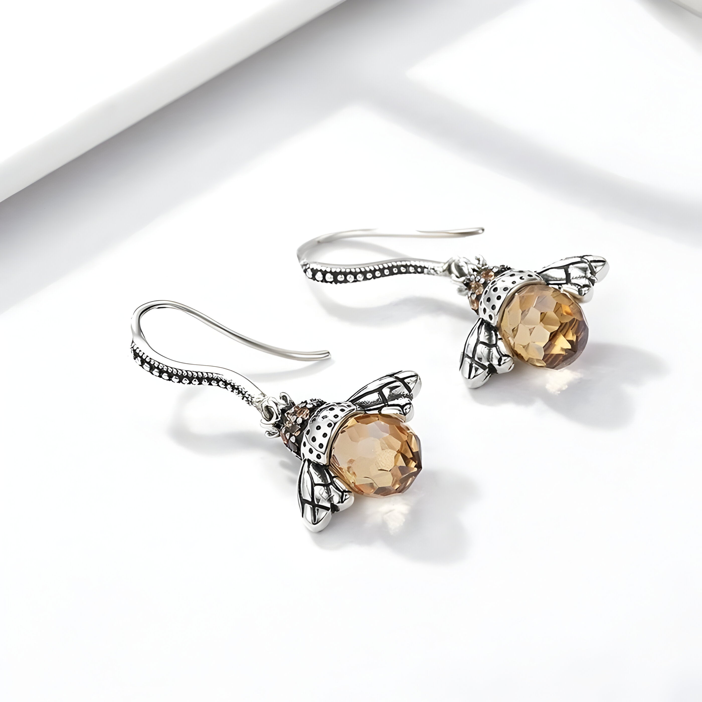 Orecchini a goccia di cristallo bee Donna - - cristallo donna Earrings Earrings for Women Girls goccia jewelry New Fashion Earrings orecchini orecchini goccia womens earring - Concept Palermo