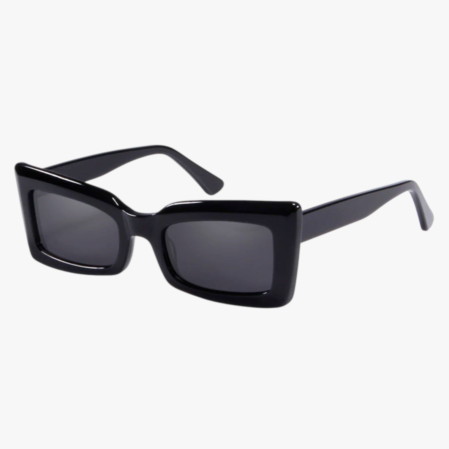 Occhiali da Sole Cat-Eye in Acetato Glamour Retrò & Visione Polarizzata Uomo - nero - acetato cateye sunglasses Fashion Sunglasses glamour occhiali occhiali sole polarizzata retr sole sunglasses - Concept Palermo
