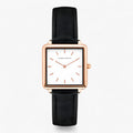 Diseño cuadrado refinado Oro Hombre