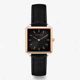 Zwart horloge - design Heren