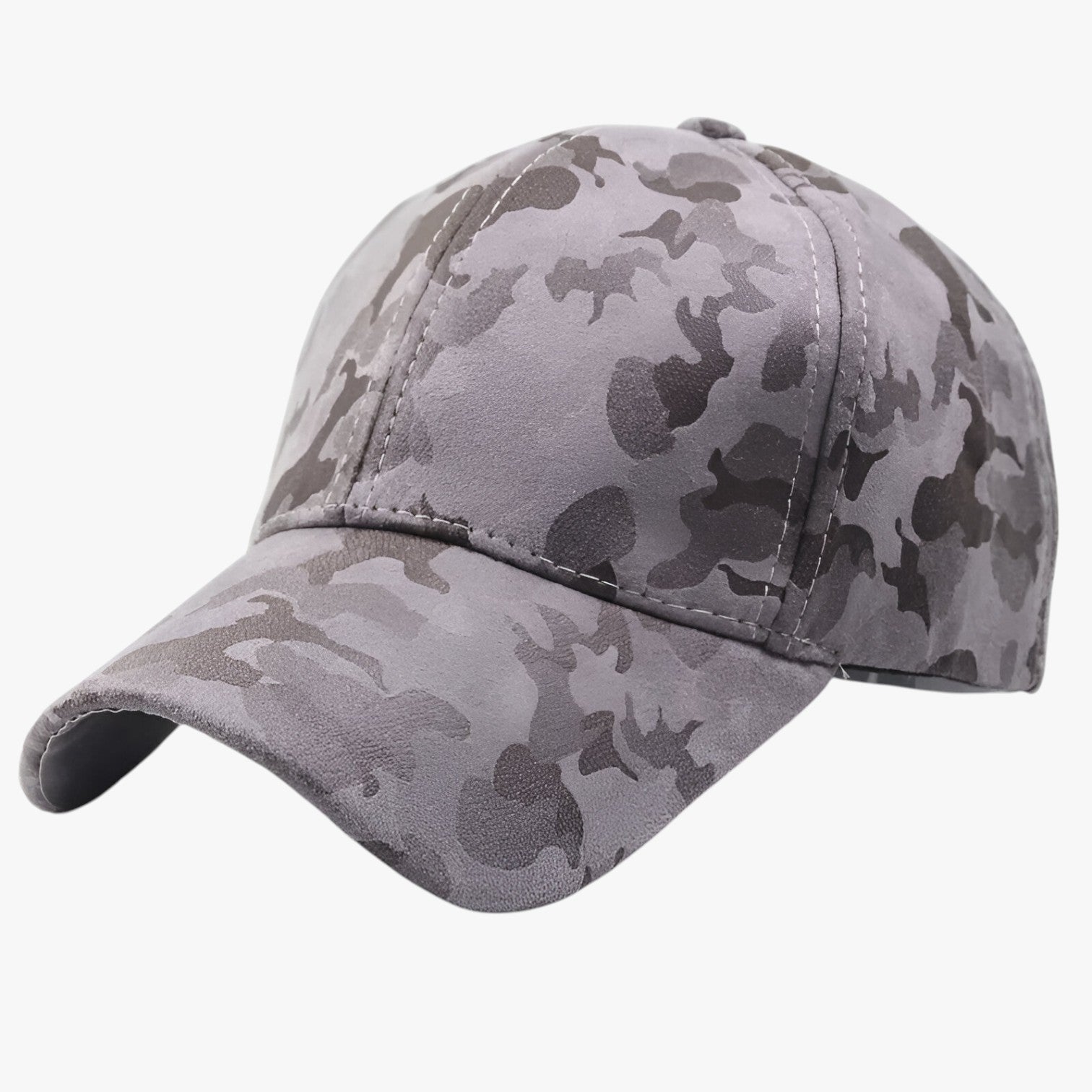 Cappellino da baseball in suede camouflage per ogni look Lino Uomo Pelle - grigio Regolabile - baseball Baseball caps camouflage cappellino cappellino baseball caps lino look men's hat mens accessory mens cap ogni - Concept Palermo