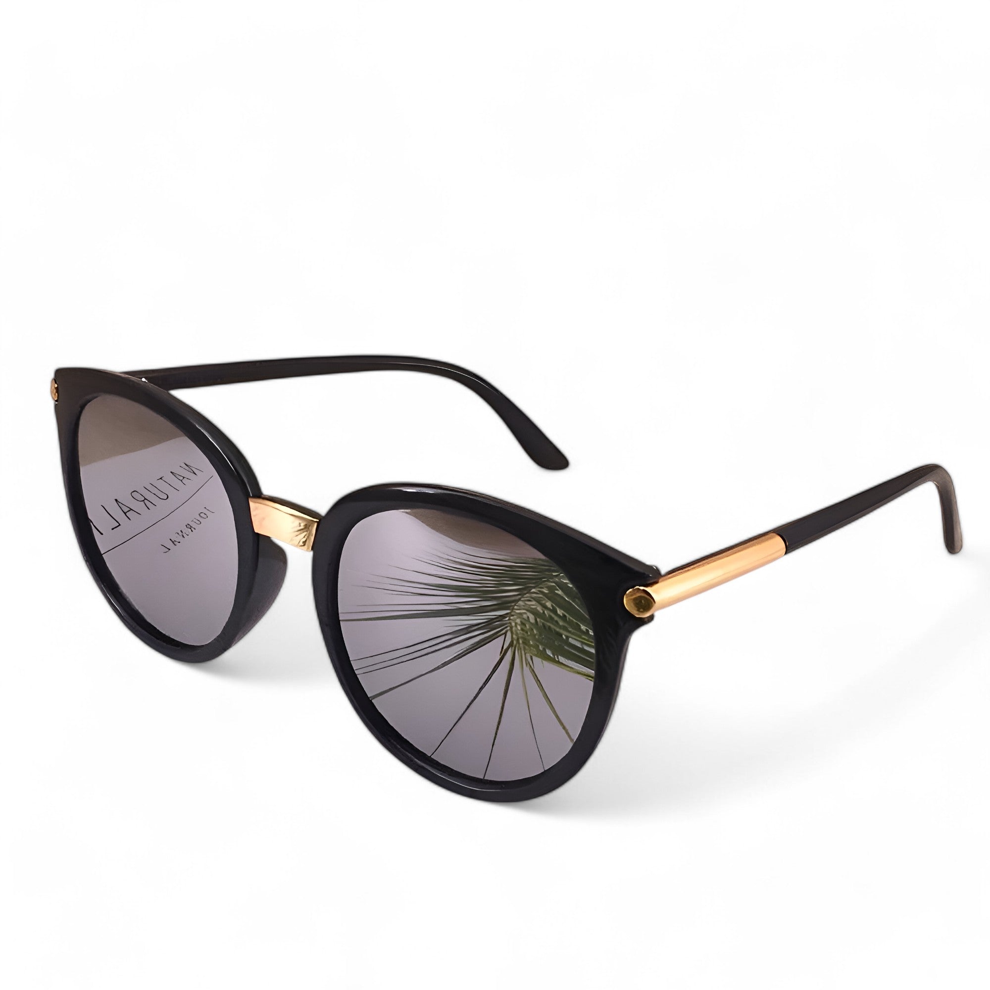 Occhiali da sole vintage in pelle UV400 - Stile e Protezione - Argento - occhiali occhiali sole pelle protezione sole stile sun glasses sunglasses vintage WOMEN womens fashion - Concept Palermo