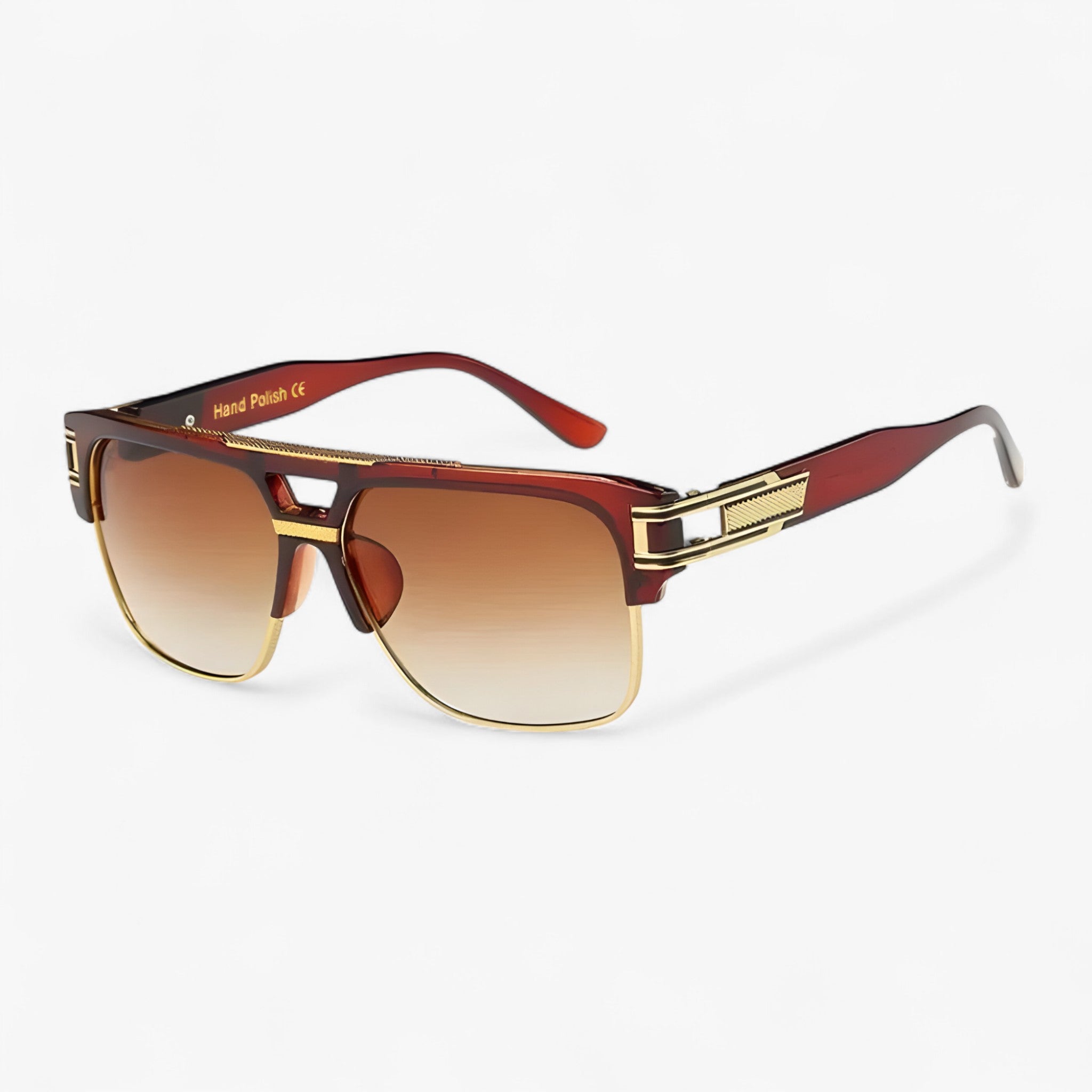 Occhiali da sole quadrati classici a specchio unisex Uomo - Marrone - classici Fashion Sunglasses men sunglasses polarized mens sunglasses occhiali occhiali sole Polarized man sunglasses quadrati sole specchio Sunglasses sunglasses polarized men unisex - Concept Palermo