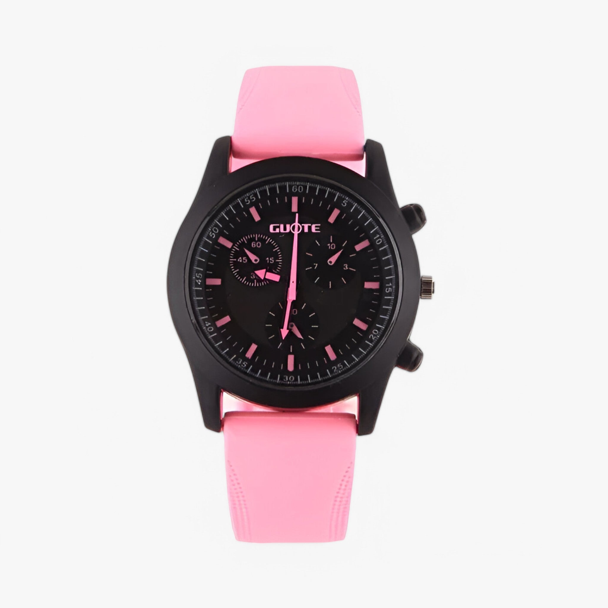 Orologio al quarzo da donna sportivo in silicone Jelly - rosa - donna female watch jelly orologio orologio quarzo quarzo silicone sportivo watch for women watches - Concept Palermo