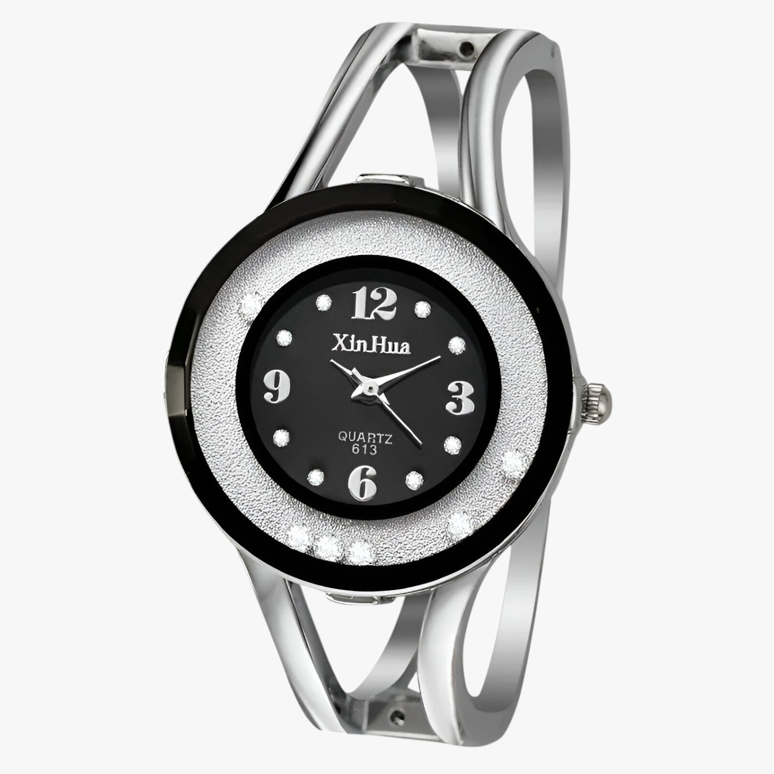 Orologio con bracciale in cristallo Donna - Nero - bracciale cristallo donna female watch ladies watch orologio orologio bracciale watch watch for women watches - Concept Palermo