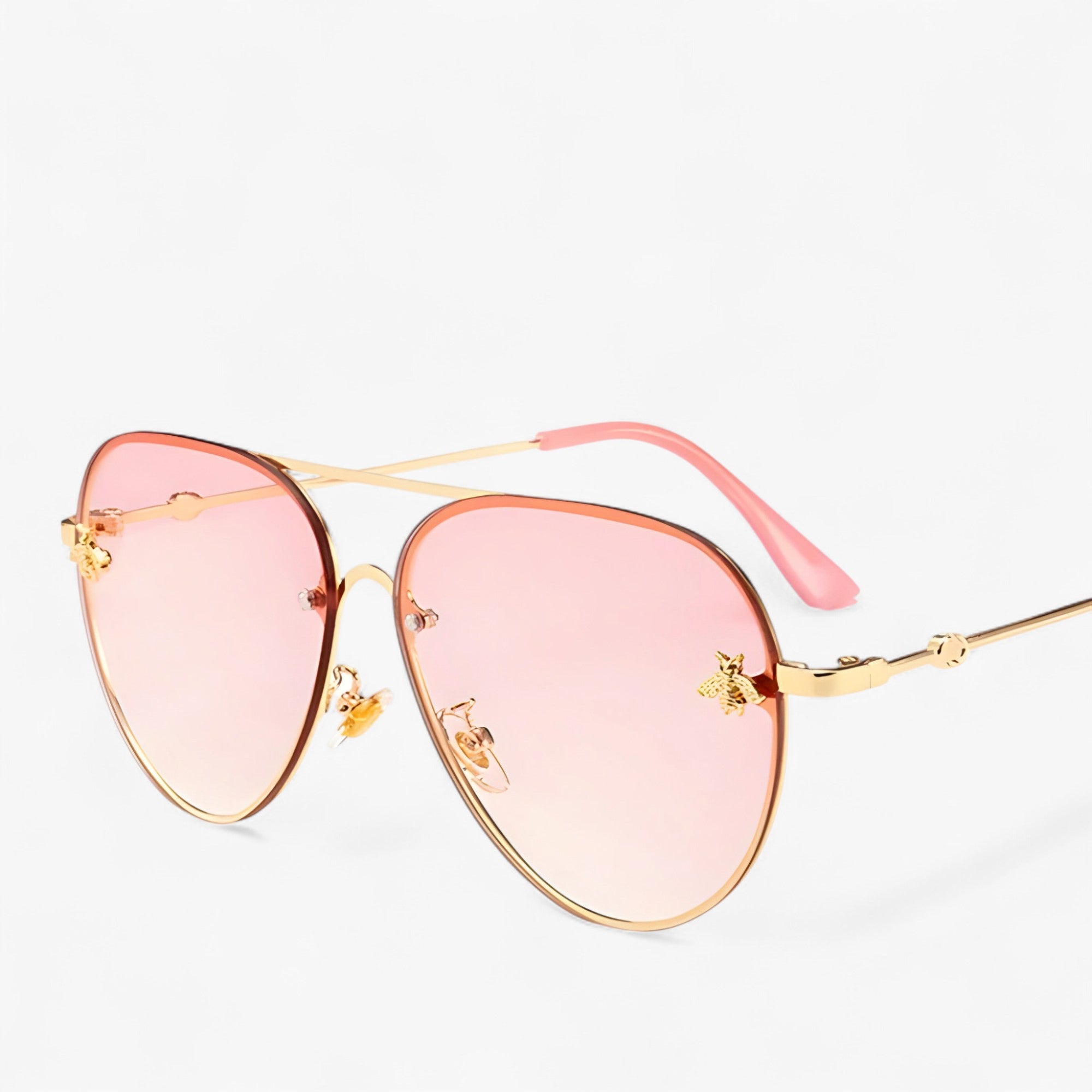 Occhiali da sole Bee Pilot vintage con montatura in metallo Uomo - - Fashion Sunglasses men sunglasses polarized mens sunglasses metallo montatura occhiali occhiali sole pilot Polarized man sunglasses sole sunglasses sunglasses polarized men uomo - Concept Palermo