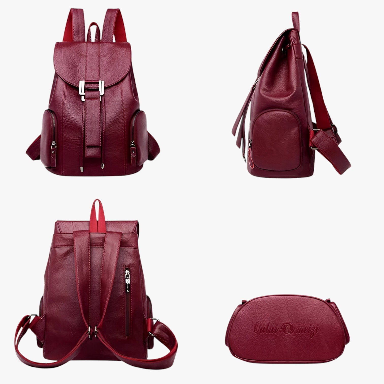 Zaino Grande Capacità in Vera Pelle Nera da Donna, Elegante e Funzionale - - alla Backpacks Bags capacità moda pelle zaino zaino pelle - Concept Palermo