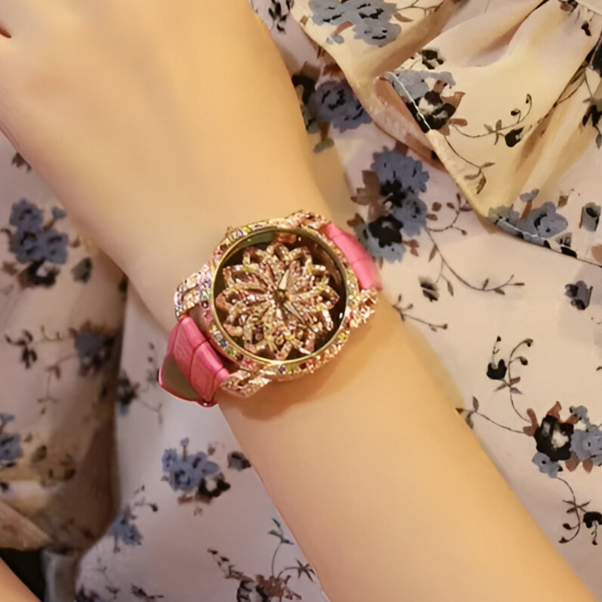 Orologio da donna al quarzo con cristallo a caramella e cinturino in pelle - - caramella cinturino cristallo donna female watch orologio orologio donna pelle quarzo watch for women - Concept Palermo