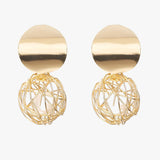 Orecchini a sfera in oro - con un tocco vintage Donna