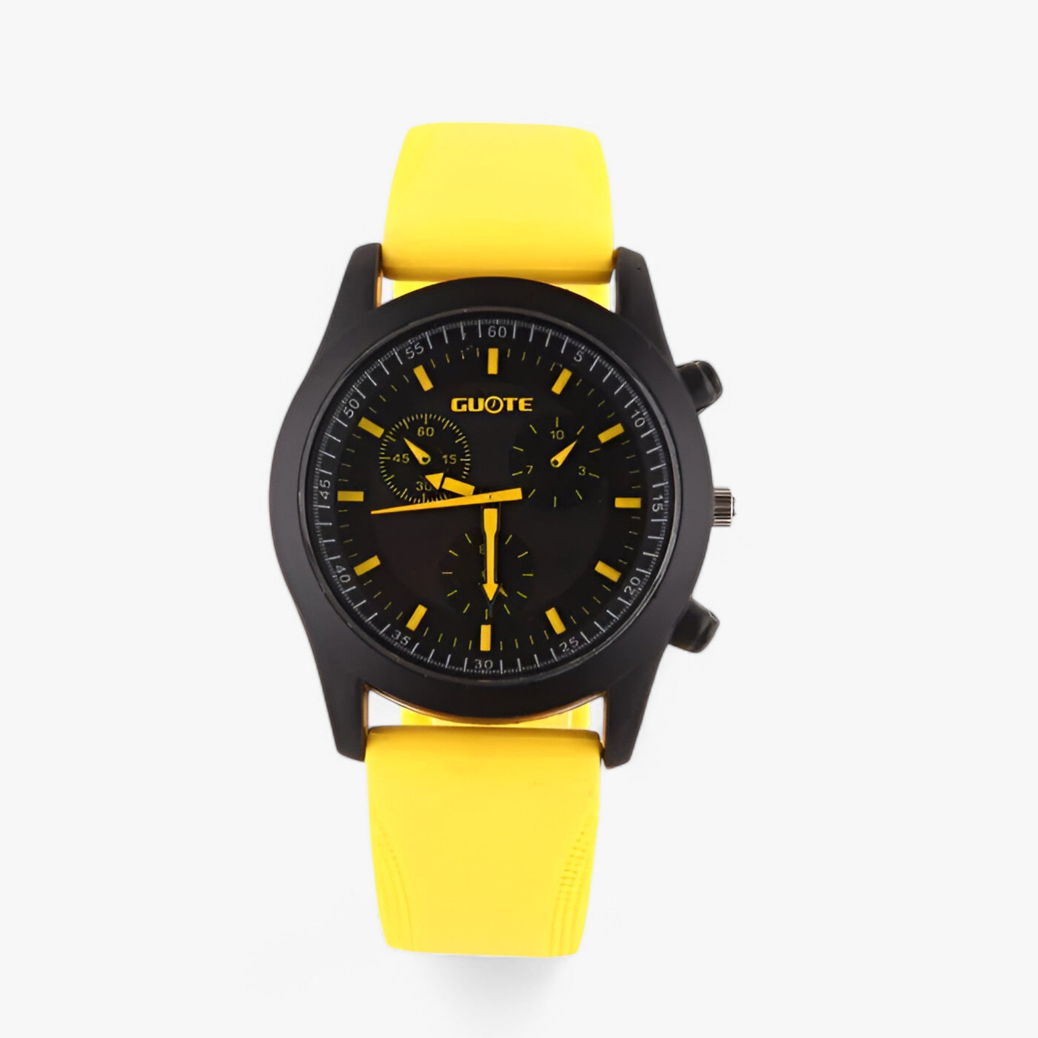 Orologio al quarzo da donna sportivo in silicone Jelly - gialla - donna female watch jelly orologio orologio quarzo quarzo silicone sportivo watch for women watches - Concept Palermo