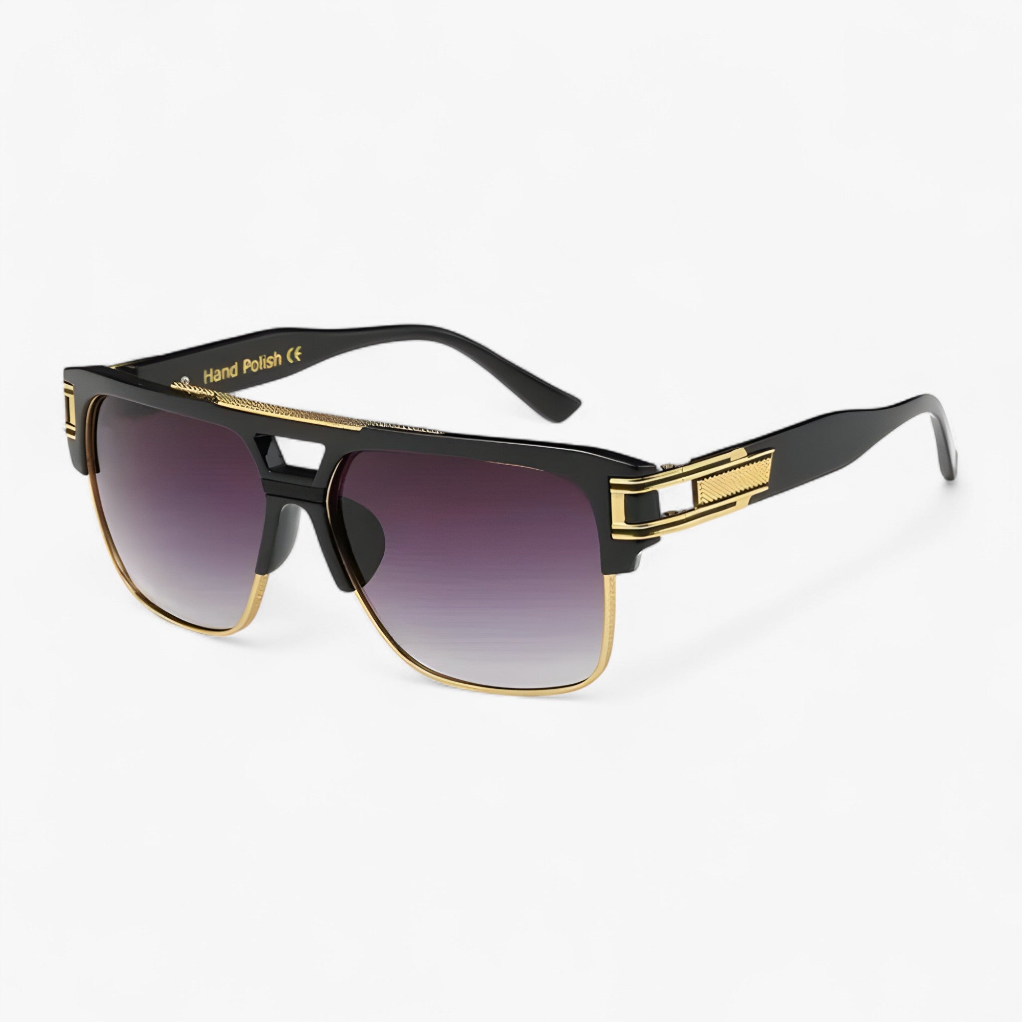 Occhiali da sole quadrati classici a specchio unisex Uomo - Nero completo - classici Fashion Sunglasses men sunglasses polarized mens sunglasses occhiali occhiali sole Polarized man sunglasses quadrati sole specchio Sunglasses sunglasses polarized men unisex - Concept Palermo