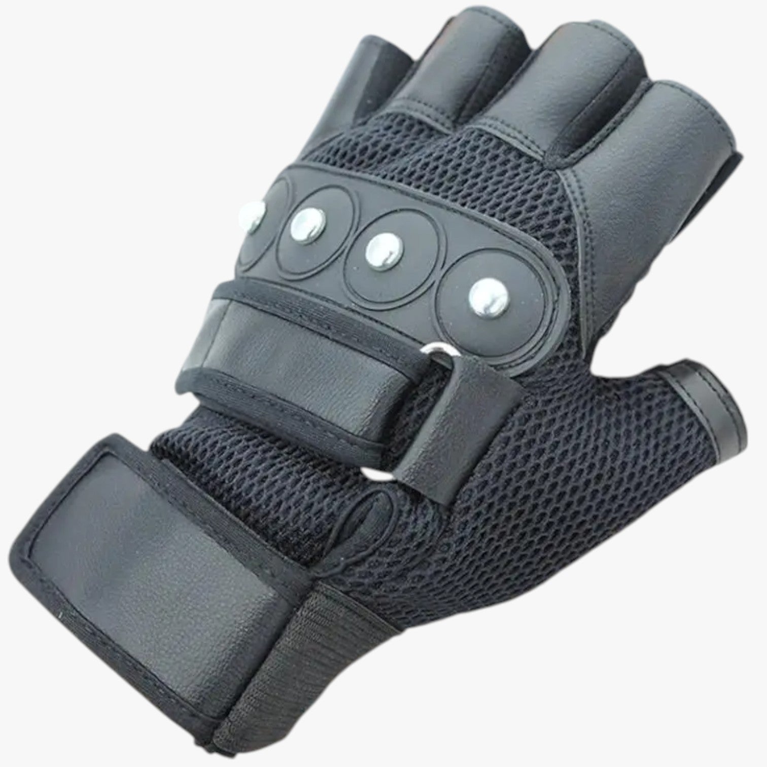 Guanti estivi da ciclismo con rivetti Uomo - Nero L - ciclismo estivi gloves gloves for men guanti guanti estivi mens gloves rivetti rory | guanti estivi da ciclismo con rivetti - €25 uomo - Concept Palermo