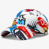 Heren snapback pet Graffiti Ace Hippe linnen