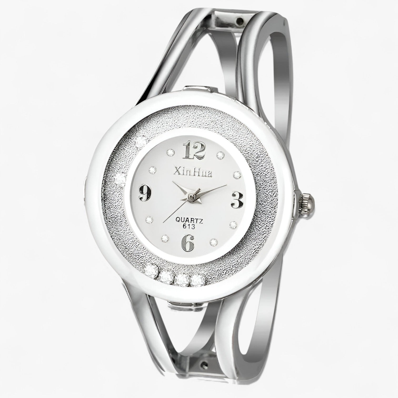 Orologio con bracciale in cristallo Donna - BIANCO - bracciale cristallo donna female watch ladies watch orologio orologio bracciale watch watch for women watches - Concept Palermo