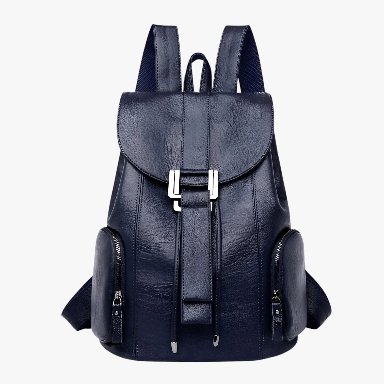 Zaino Grande Capacità in Vera Pelle Nera da Donna, Elegante e Funzionale - Blu navy - alla Backpacks Bags capacità moda pelle zaino zaino pelle - Concept Palermo