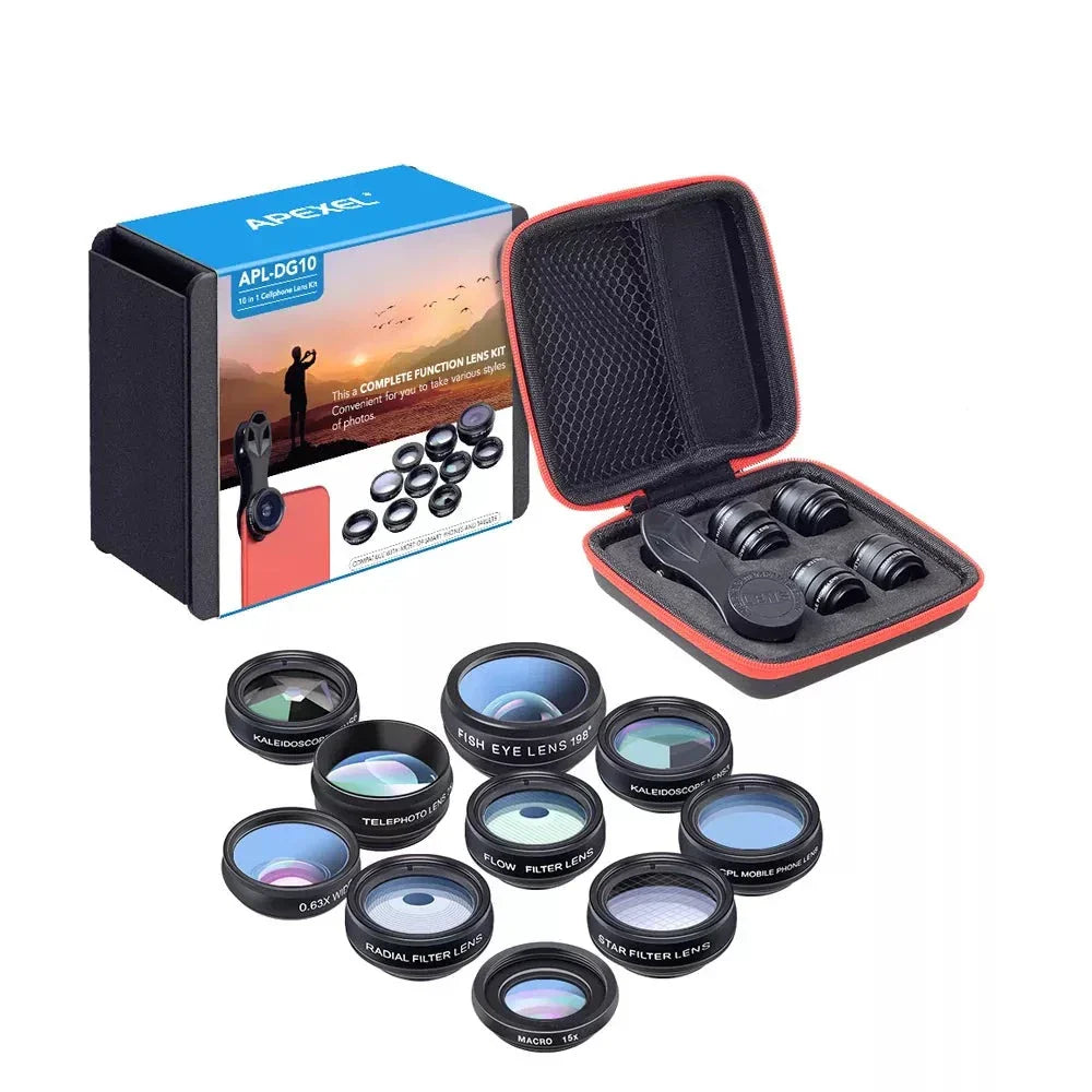 Kit obiettivo fotocamera VividView-aggiorna la fotocamera del tuo telefono in pochi secondi - - aggiorna camera lens fotocamera gadgets obiettivo obiettivo fotocamera pochi secondi telefono - Concept Palermo