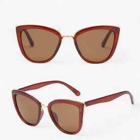 Occhiali da sole a forma di gatto - Stile vintage e protezione UV400 - Tè - forma gatto Linen occhiali occhiali sole protezione sole stile sun glasses sunglasses Unisex Vintage WOMEN - Concept Palermo