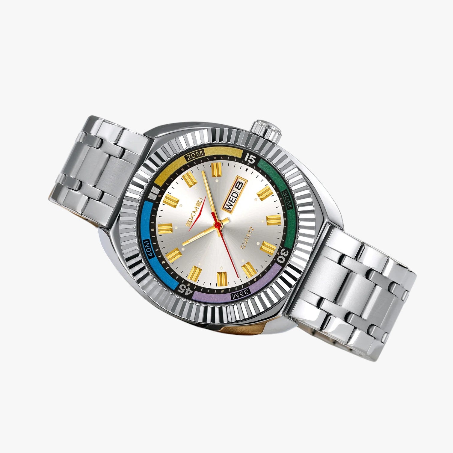 Eleganza durevole - Orologio impermeabile in acciaio inossidabile di Oro Uomo - - acciaio eleganza impermeabile inossidabile orologio uomo watch watch for men watches WATCHES FOR MEN wistwatches - Concept Palermo