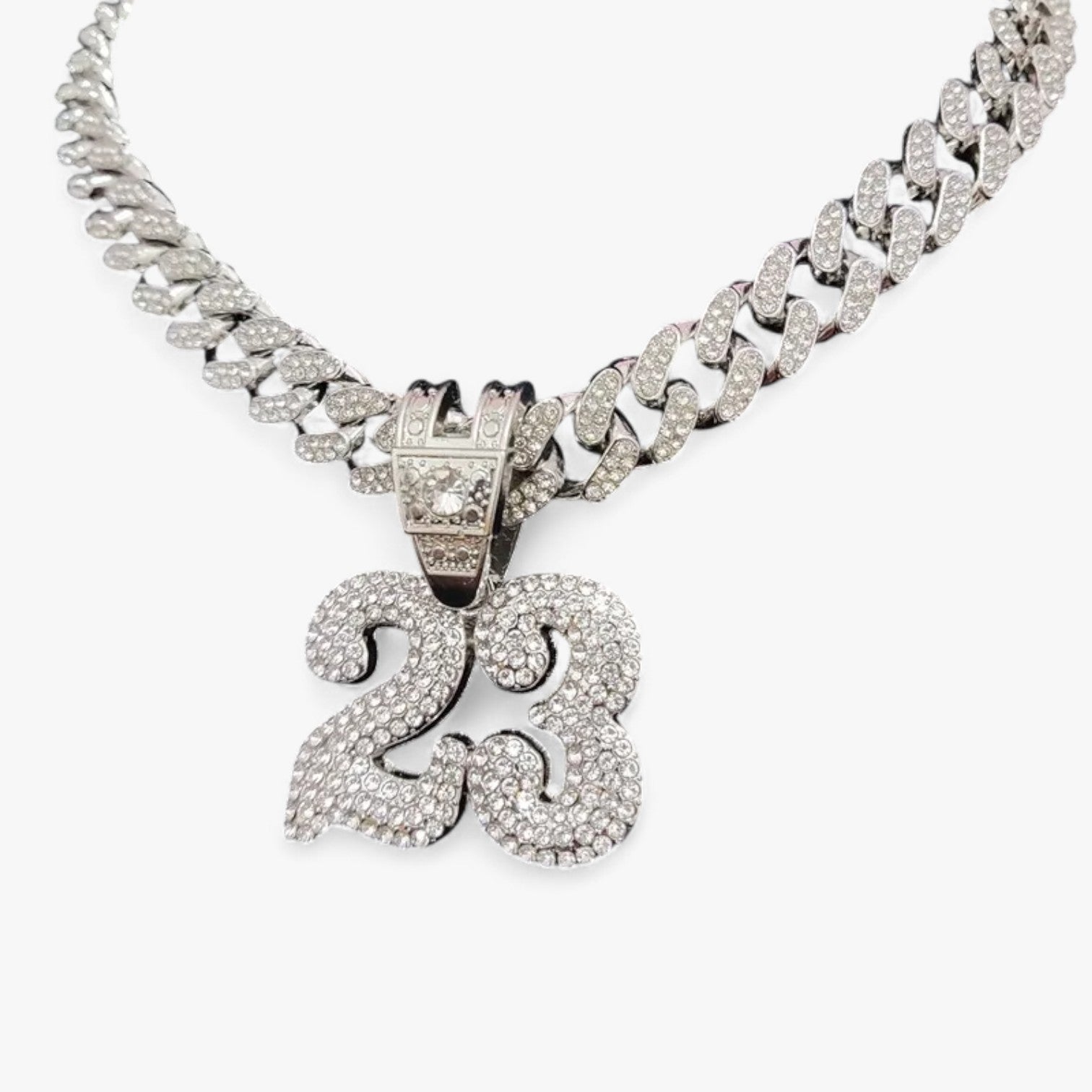 Collana Bling Numero 23 – Audace e Brillante in Cristallo Lana - - audace bling brillante collana collana bling cristallo jewelry lana mens accessory Necklace necklace for men NECKLACES - Concept Palermo