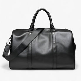 Borsone da Viaggio U Uomo Grande in Vera Pelle Nera Robusta con Tracolla - - Bags borsa borsa uomo duffle bag duffle bags Linen lunghi Men pelle uomo viaggi - Concept Palermo