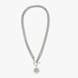 Hip hop ketting met zon voor gedurfde en persoonlijke looks Lana dames  