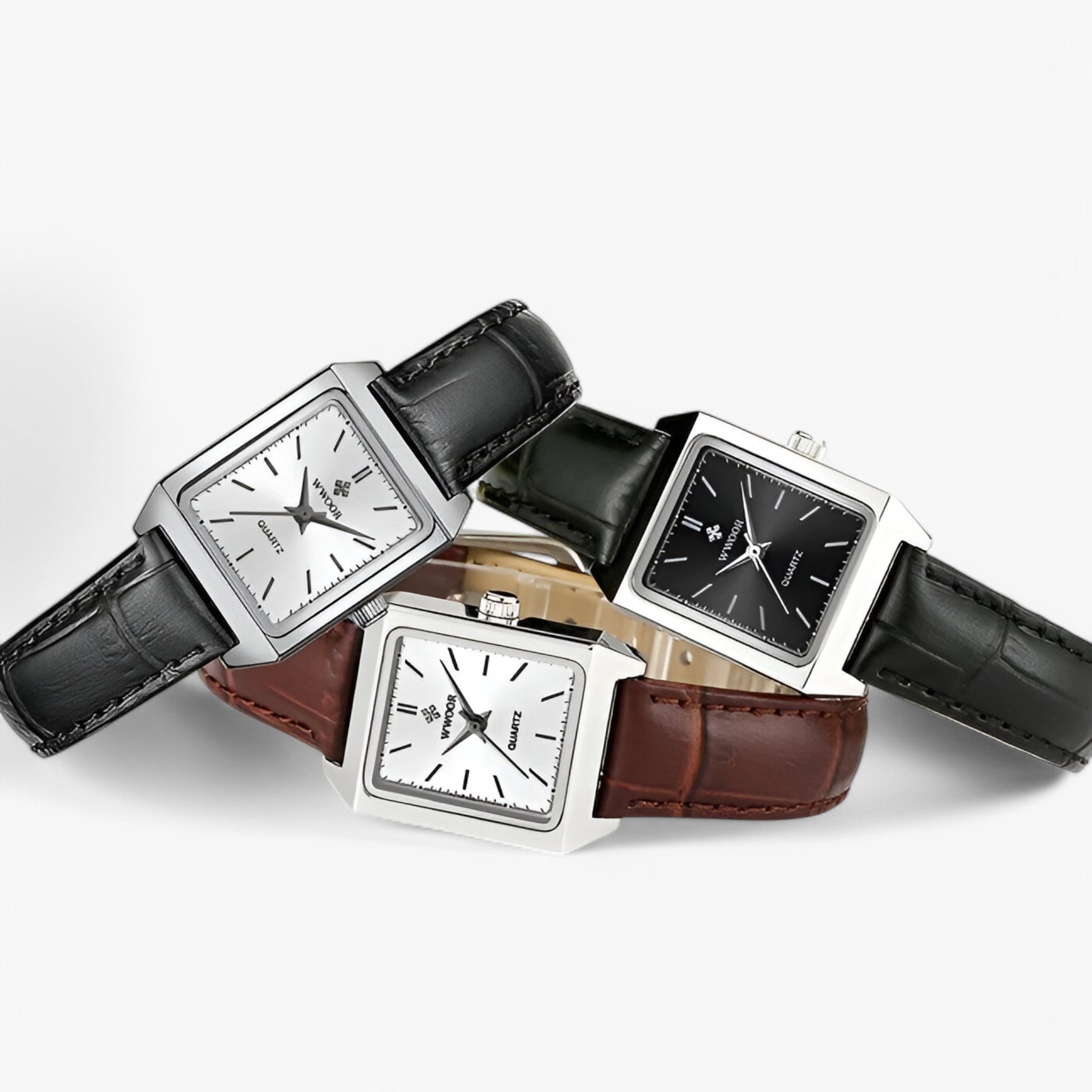 Orologio Rettangolare Lusso Donna con Diamanti, Elegante e Brillante - - diamanti orologio orologio rettangolare rettangolare watch for women watches - Concept Palermo