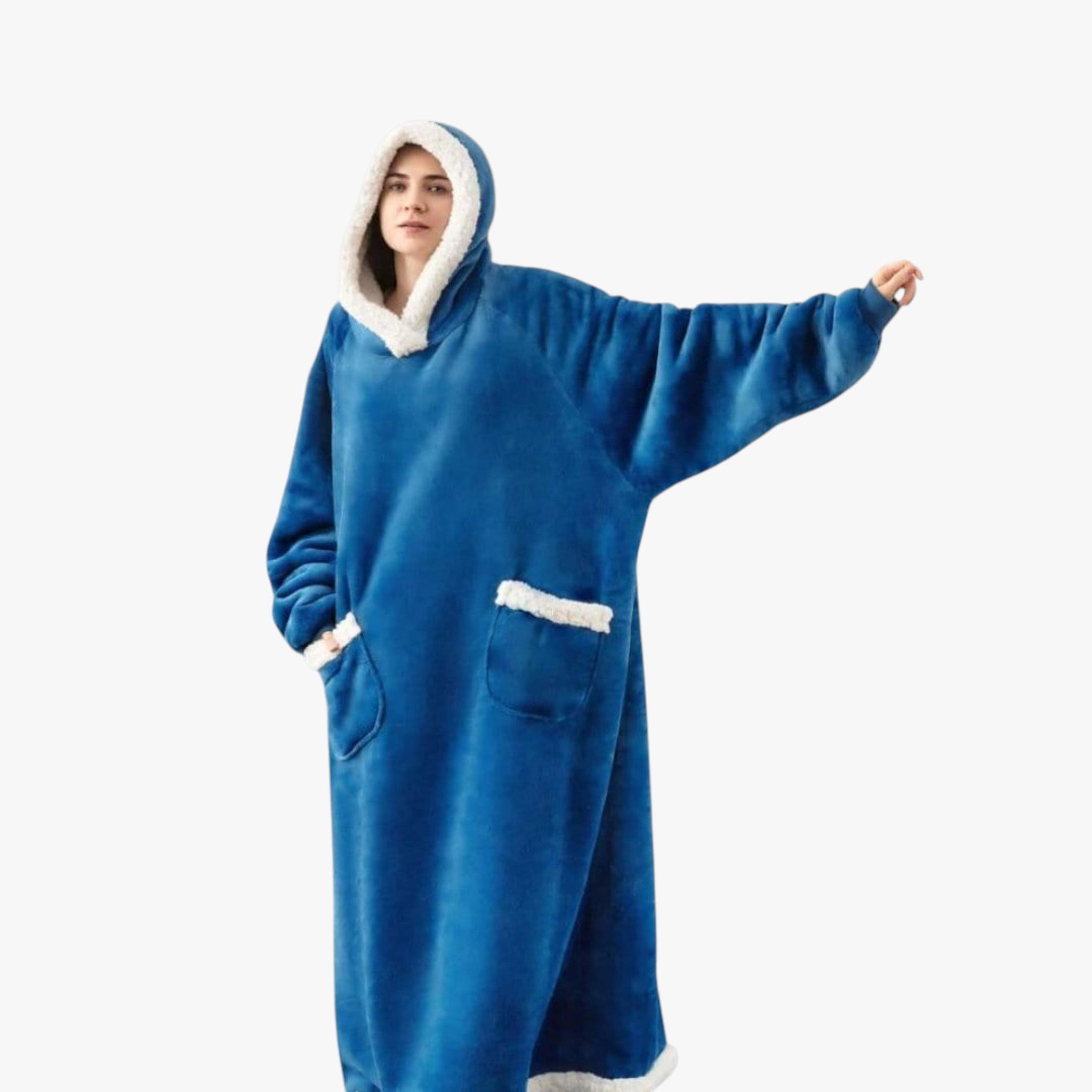 Coperta con Cappuccio Morbida e Reversibile Uomo - - accessori campeggio cappuccio casa comfort coperta coperta calda coperta cappuccio coperta con cappuccio coperta lavabile coperta morbida coperta reversibile coperte e plaid copertura sportiva felpa coperta morbida relax domestico reversibile uomo - Concept Palermo