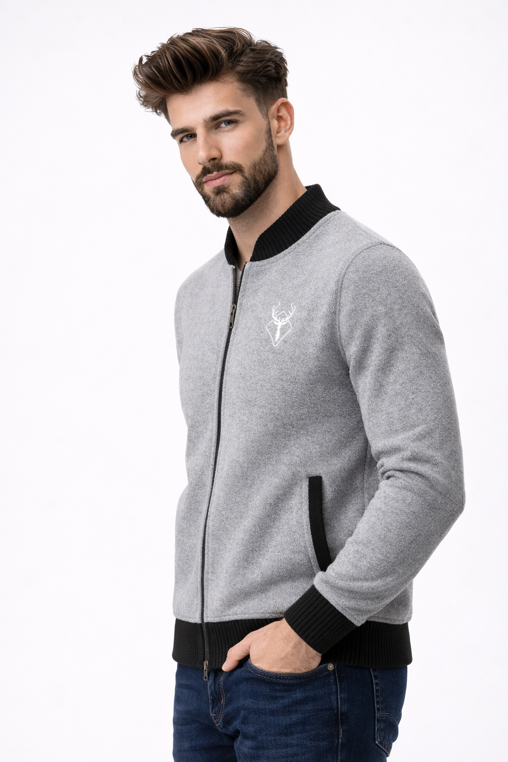 Cardigan Zippato Uomo 100% Lana Merino - Caldo, Morbido e Confortevole - - cardigan cardigan avec poches cardigan zippé cardigan élégant cardigans pour hommes chaud et pratique cross-from-marche-lino-15840255050077 homme mode masculine New-google outerwear moderne pratique style polyvalent vêtement homme vêtement léger zippé - Concept Palermo