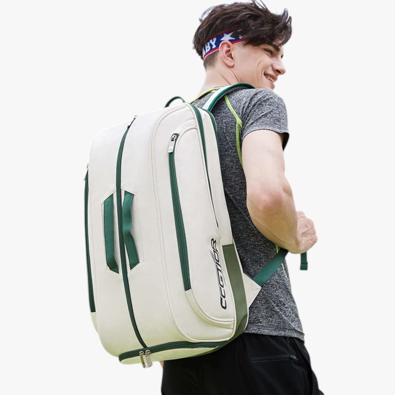 Zaino da tennis impermeabile con porta scarpe e stile in PU Uomo - - Backpack Backpacks bags impermeabile porta scarpe stile tennis uomo zaino - Concept Palermo