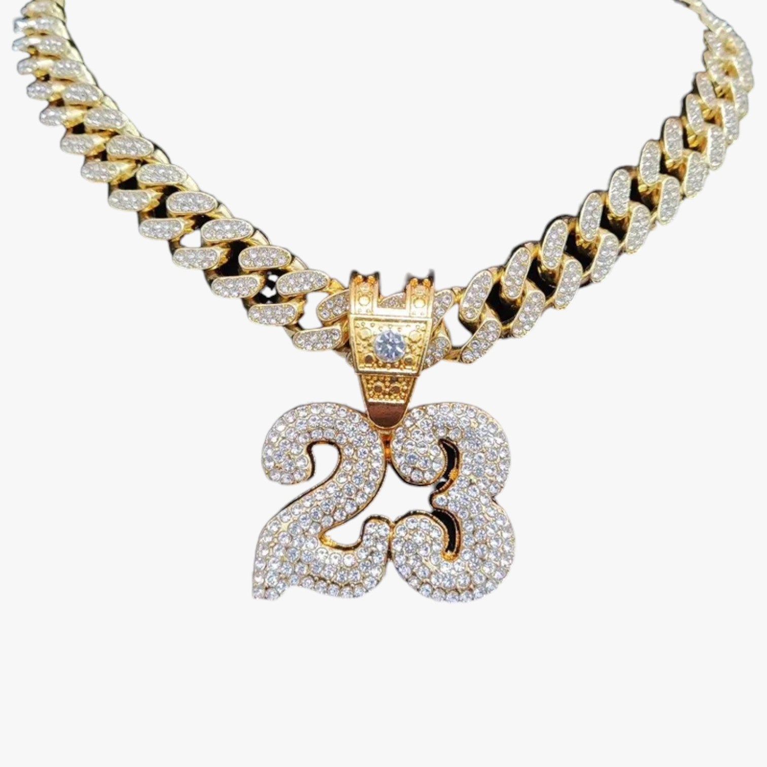 Collana Bling Numero 23 – Audace e Brillante in Cristallo Lana - - audace bling brillante collana collana bling cristallo jewelry lana mens accessory Necklace necklace for men NECKLACES - Concept Palermo
