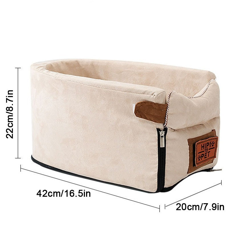 Seggiolino auto portatile per animali domestici - Beige 42x20x22cm - animali auto Autotechniek Autotoebehoren Dieren Dierenaccessoires domestici Huisdierbenodigdheden Huisdieren Huisdierverzorging pets & supplies portatile seggiolino seggiolino auto Voertuig - Concept Palermo