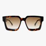 Gepolariseerde vierkante zonnebril in luxe retrostijl, modern comfort