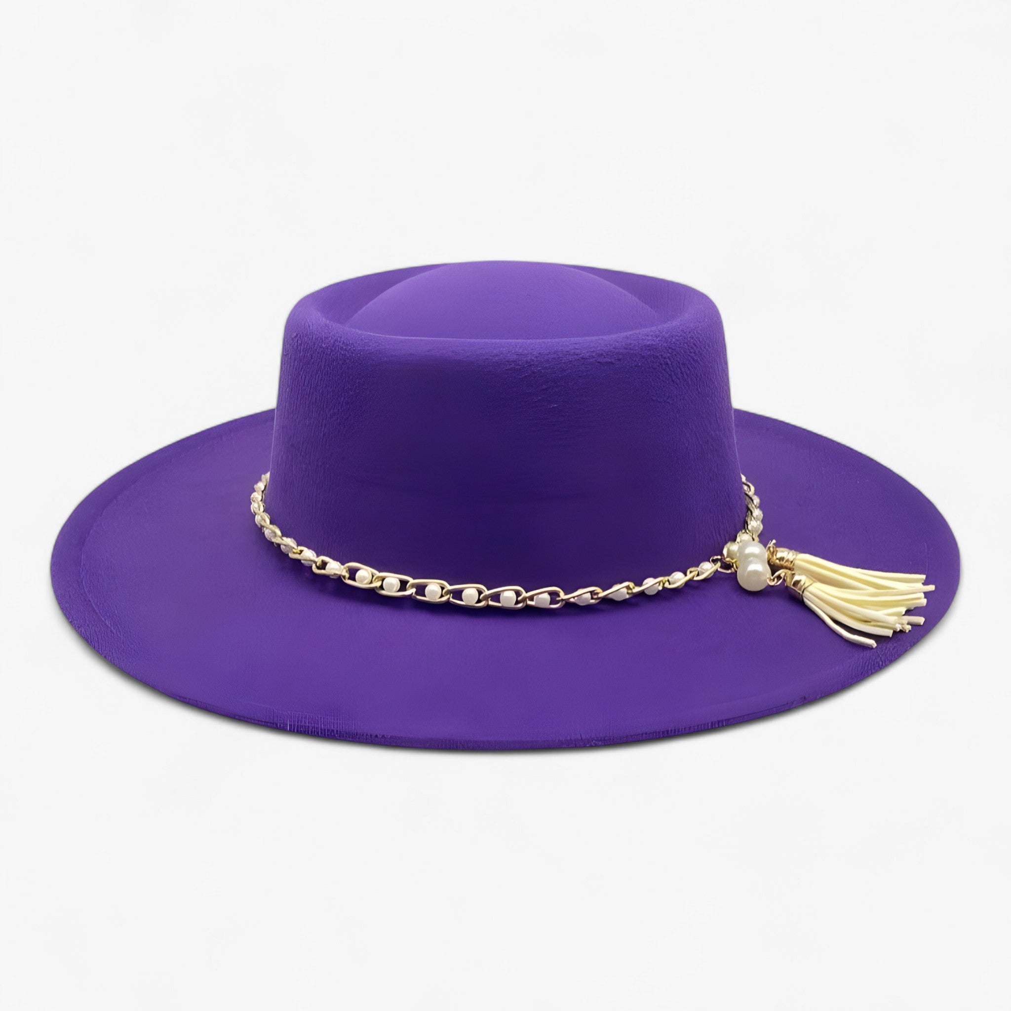 Cappello Fedora in Lana con Perle - - cappello cappello fedora fedora jannela | cappello fedora in lana con perle - €25 lana perle - Concept Palermo