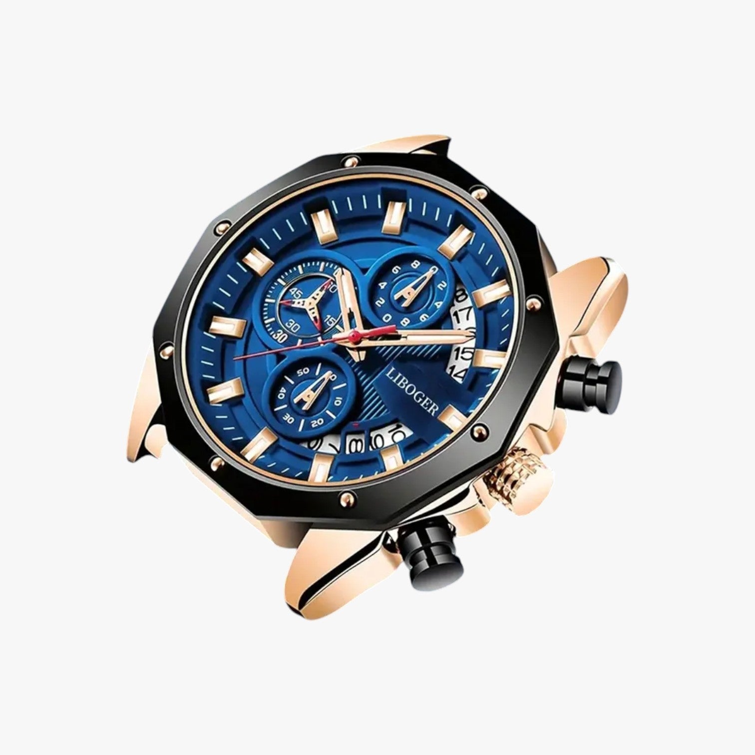 Orologio sportivo impermeabile in silicone blu Oro - - impermeabile orologio orologio sportivo silicone sportivo watch watch for men watches WATCHES FOR MEN Wristwatch - Concept Palermo