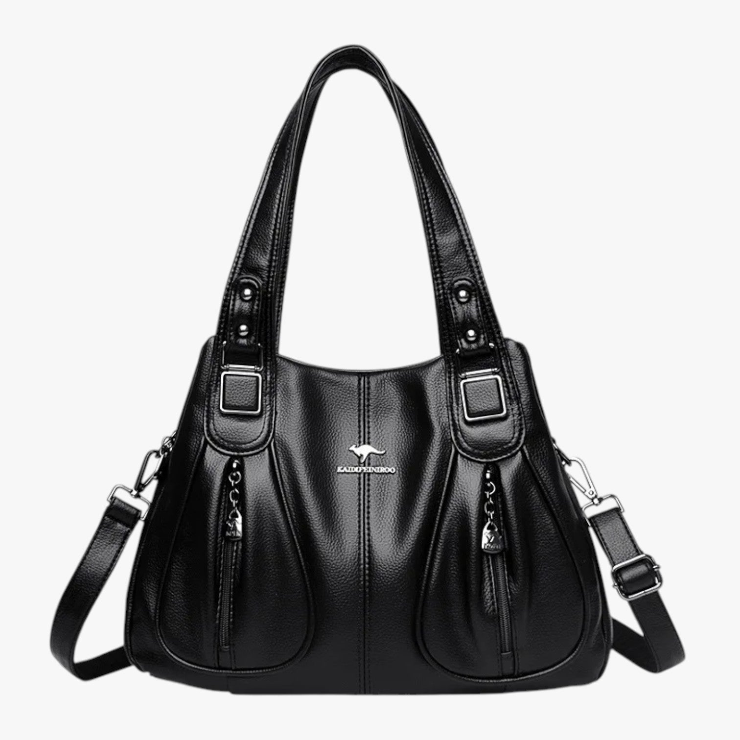 Eleganza quotidiana - La borsa a tracolla in pelle che valorizza ogni look Donna - Nero - bag bags borsa donna eleganza eleganza quotidiana look ogni pelle women bags Women's handbags - Concept Palermo