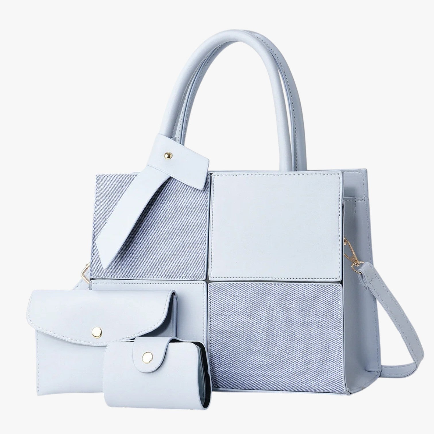 Borsa tote retrò spaziosa e impermeabile - Blu - Bags borsa borsa tote impermeabile retr spaziosa tote women bags Women's handbags - Concept Palermo