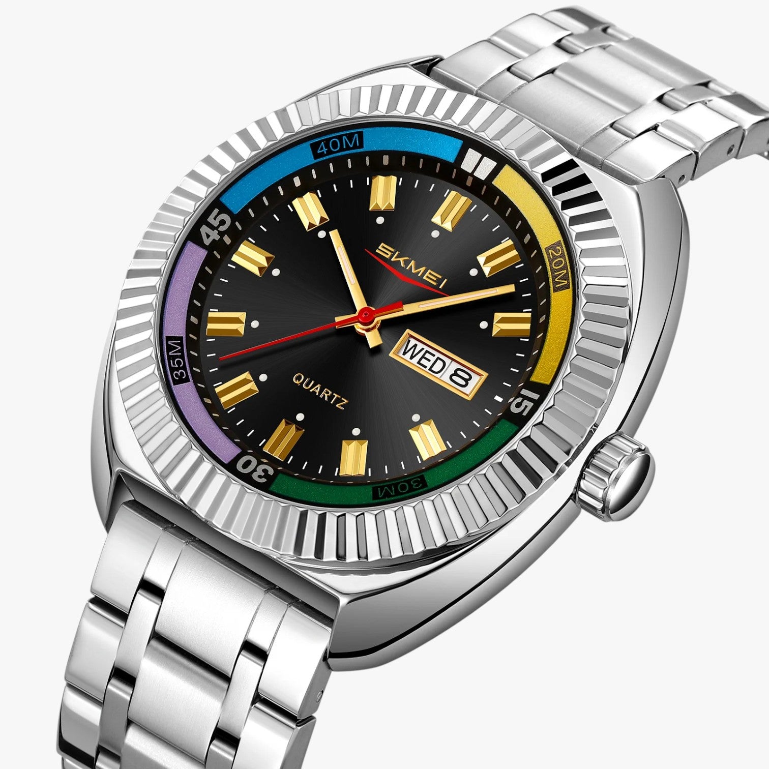 Eleganza durevole - Orologio impermeabile in acciaio inossidabile di Oro Uomo - - acciaio eleganza impermeabile inossidabile orologio uomo watch watch for men watches WATCHES FOR MEN wistwatches - Concept Palermo