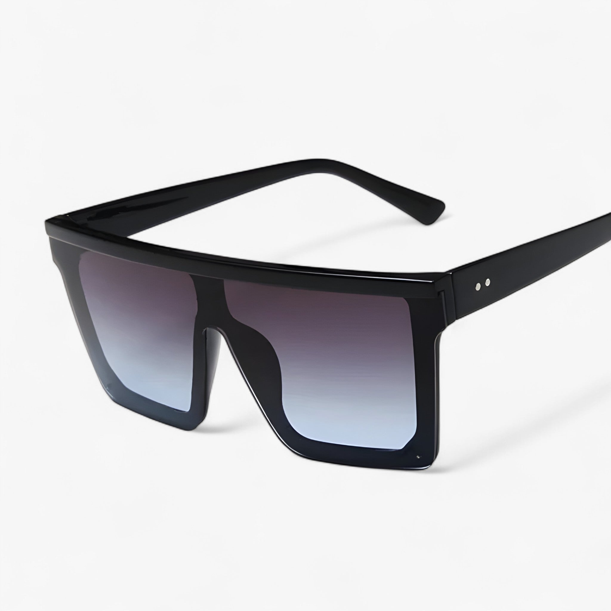 Occhiali da sole oversize retrò neri - - accessoires neri occhiali occhiali sole oversize retr sole sunglasses zonnebrillen - Concept Palermo