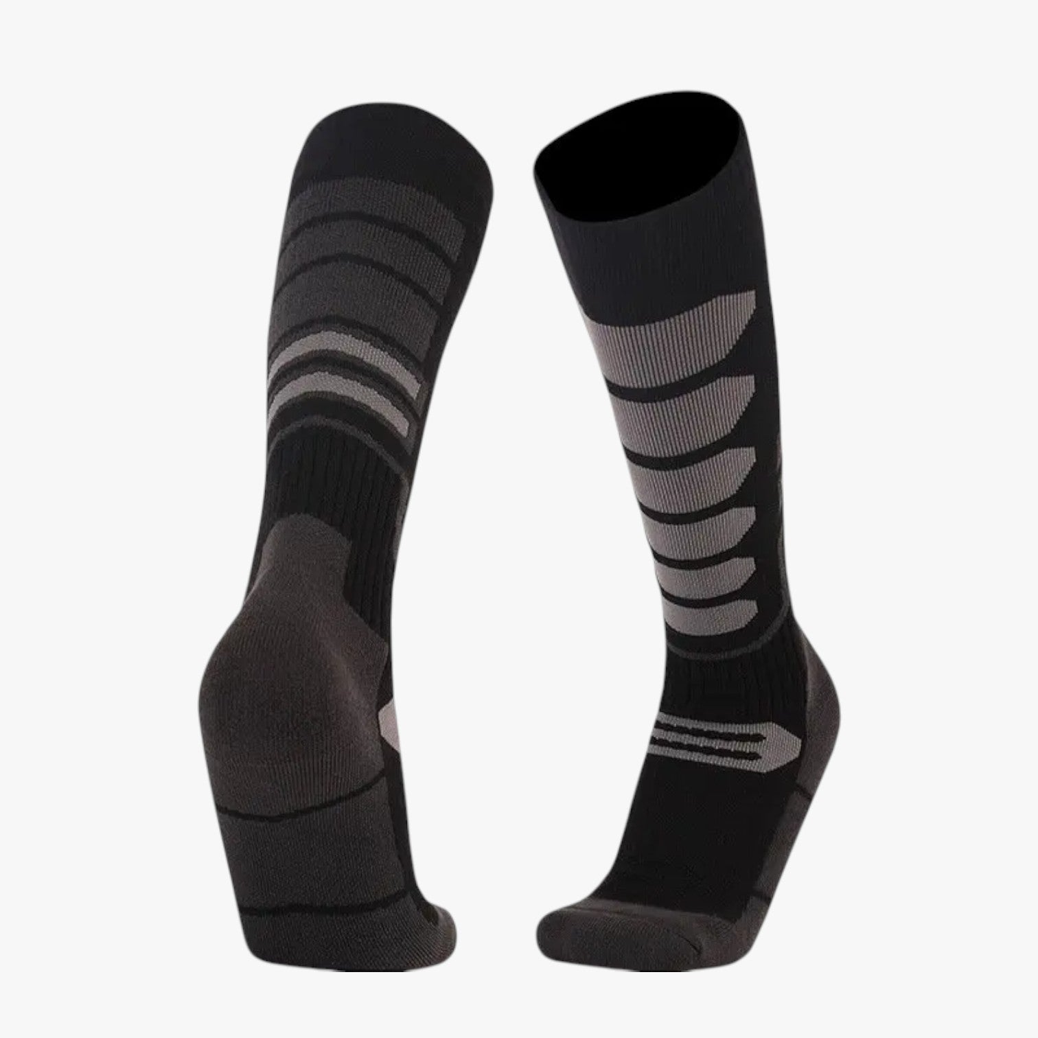 Calzini da sci e trekking – Extra spessi e traspiranti Rosso Uomo - L Nero - calzini calzini trekking extra Hiking Socks kaleb | calzini da sci e trekking – extra spessi e traspiranti - €25 socks spessi traspiranti trekking uomo - Concept Palermo