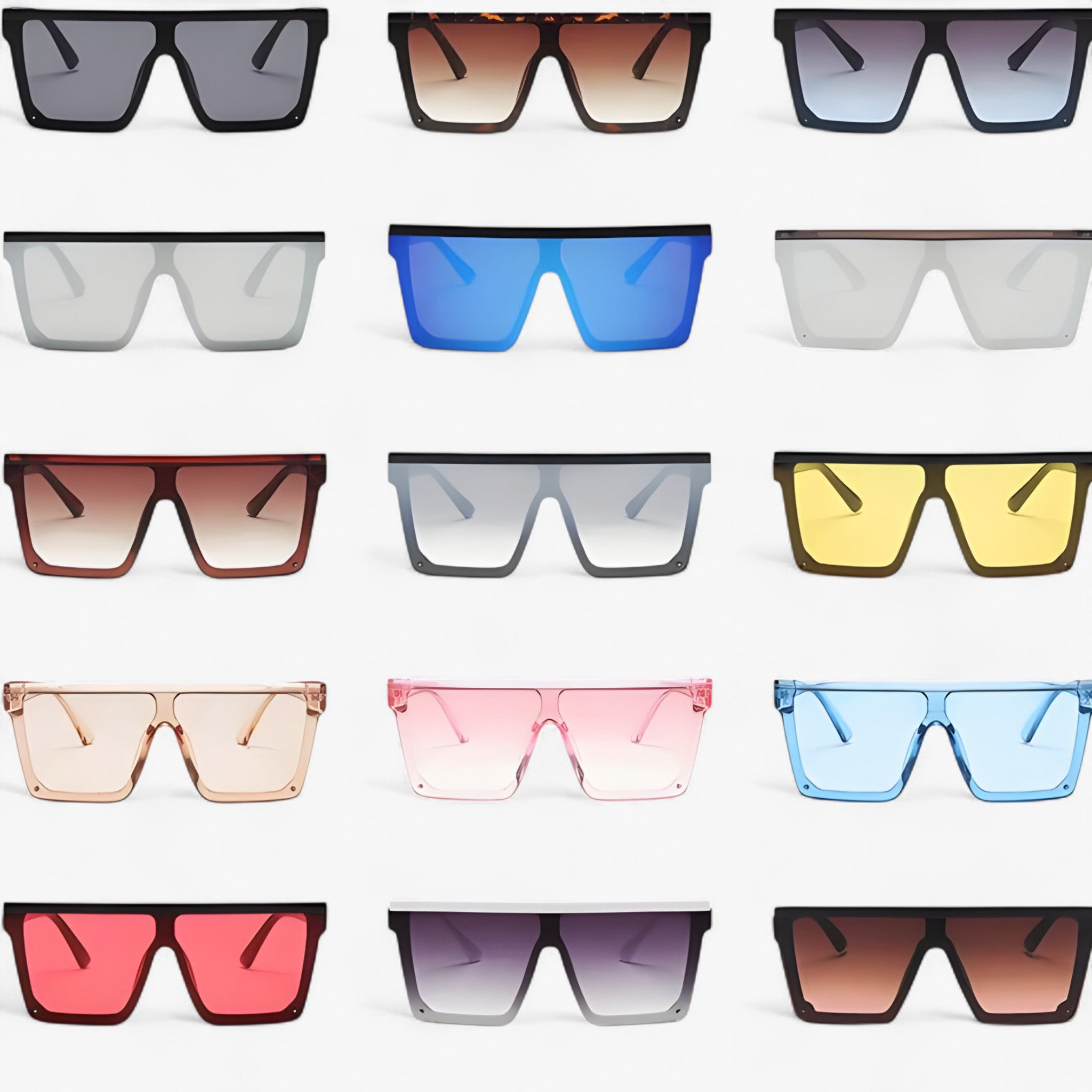 Occhiali da sole oversize retrò neri - - accessoires neri occhiali occhiali sole oversize retr sole sunglasses zonnebrillen - Concept Palermo