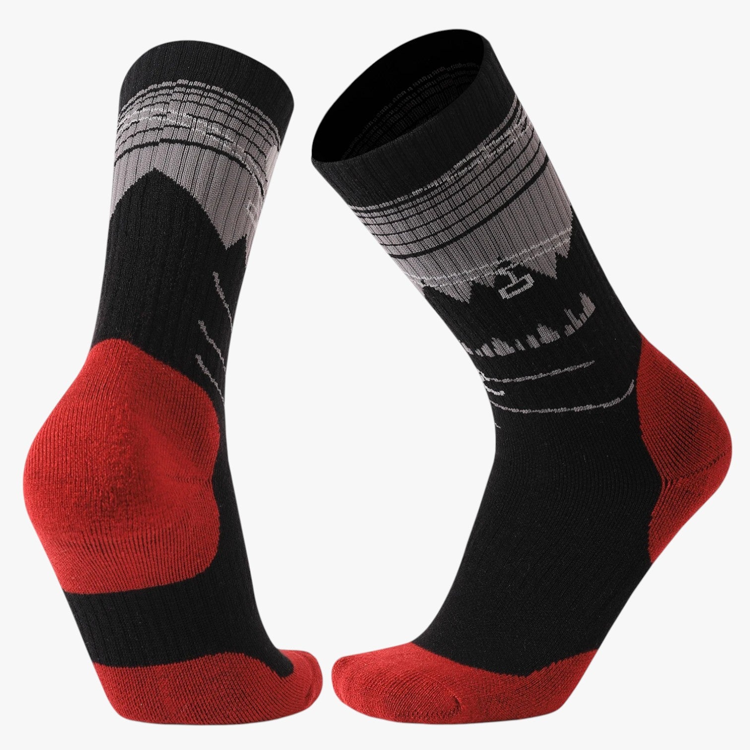 Calzini di lana resistenti - Mantengono i piedi caldi e asciutti tutto il giorno Rosso - - asciutti caldi calzini calzini lana giorno Hiking Socks lana mantengono piedi socks - Concept Palermo