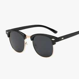 Occhiali da sole retro polarizzati - Stile e visione nitida Uomo - Oro Grigio Polarizzato - Men men sunglasses polarized mens sunglasses nitida occhiali occhiali sole polarizzati retro sole stile sunglasses - Concept Palermo