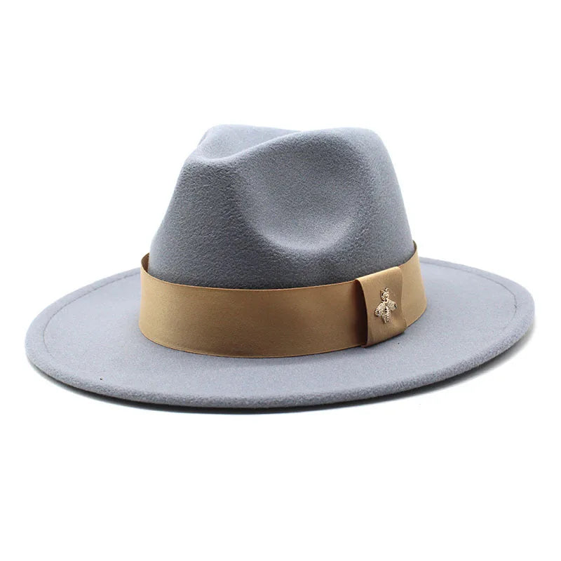 Cappello Fedora da donna: e alla moda per le occasioni formali - Grigio chiaro - alla beach hat bucket hats cappello cappello fedora donna fedora floppy hat formali Hat Hat for girls moda occasioni straw hat summer hat sun hat Sun Hats wide brim hat women hat - Concept Palermo
