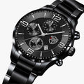 Reloj de hombre de acero inoxidable con función luminosa