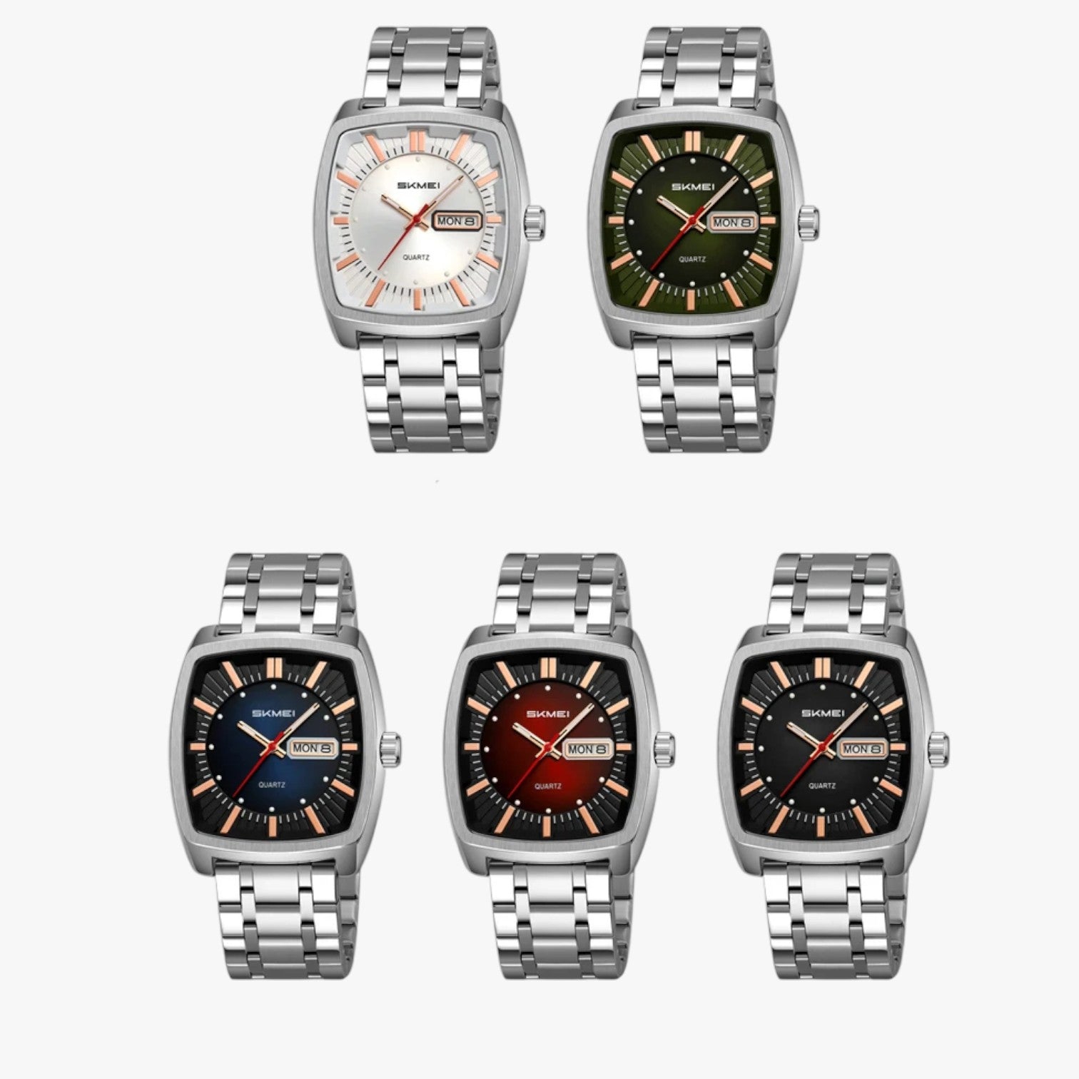 Orologio da uomo impermeabile con data e quadrante luminoso Rosso - - data impermeabile luminoso orologio orologio uomo quadrante uomo watch watch for men watches WATCHES FOR MEN wistwatches - Concept Palermo