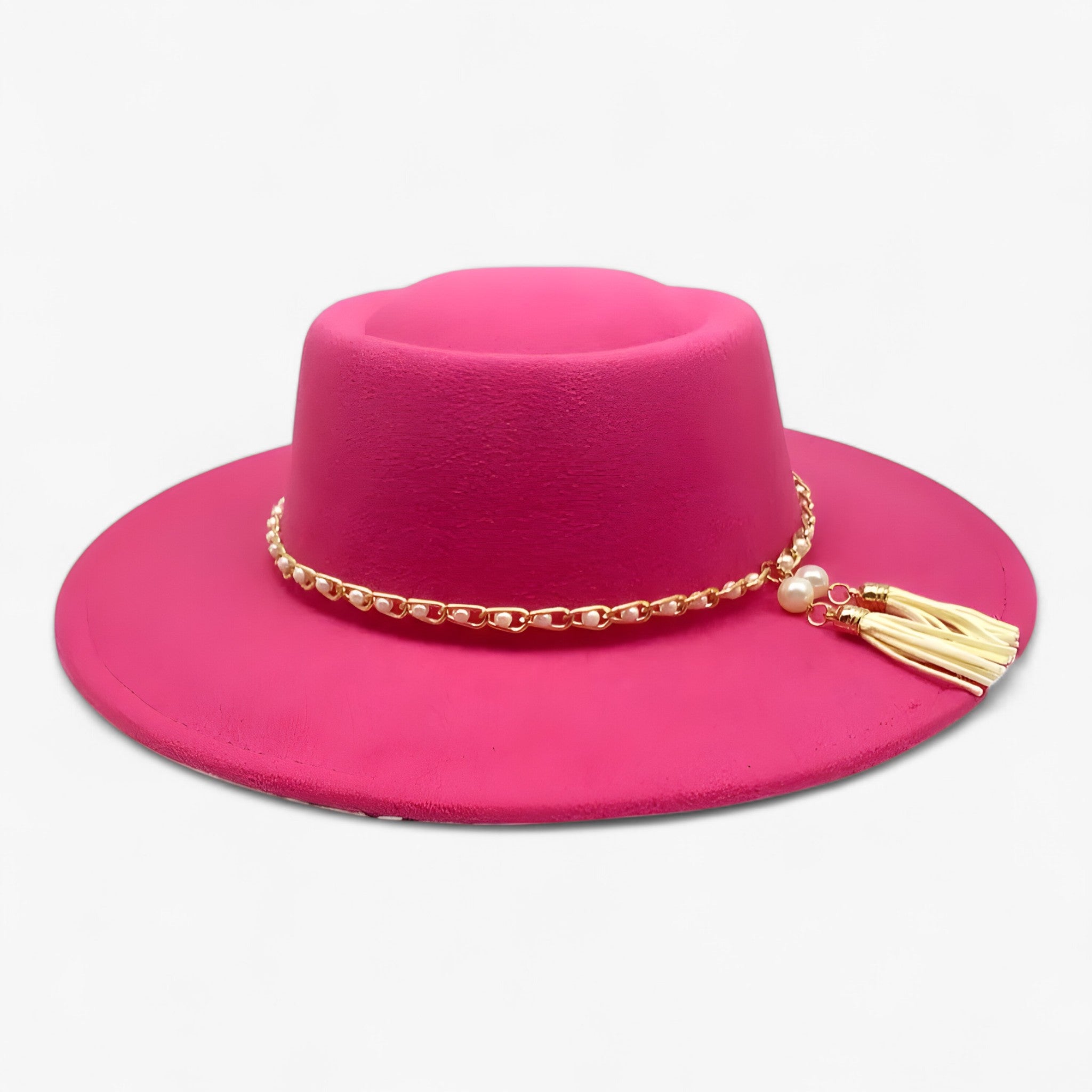Cappello Fedora in Lana con Perle - 15 - cappello cappello fedora fedora jannela | cappello fedora in lana con perle - €25 lana perle - Concept Palermo