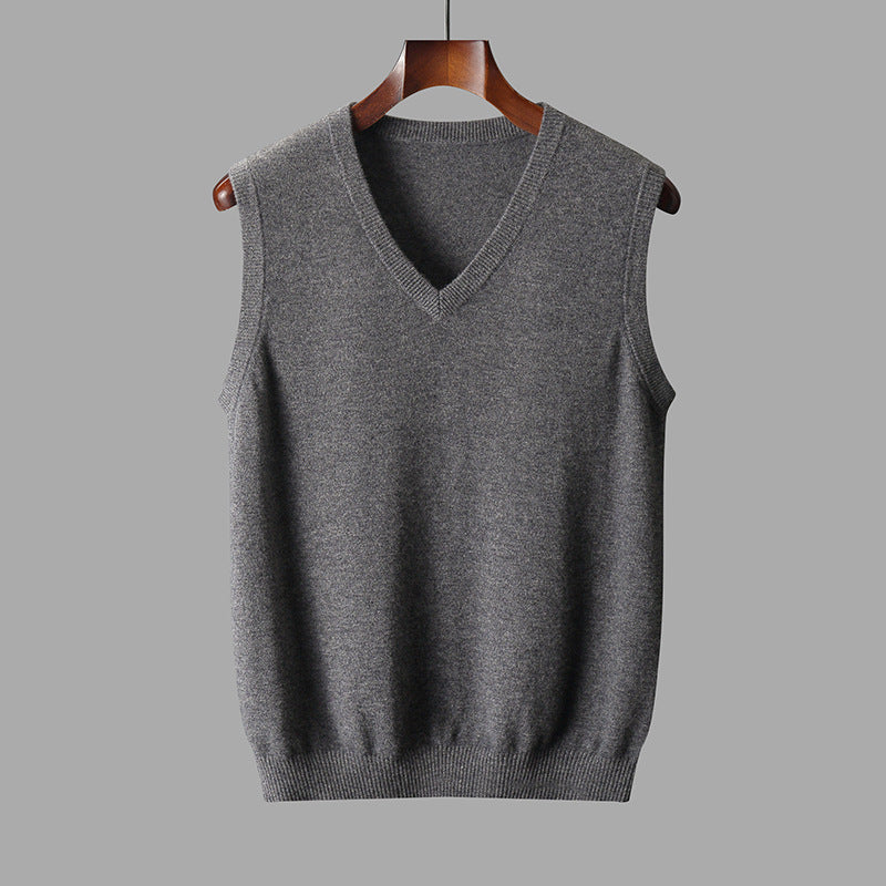 Gilet Uomo Scollo a V - Maglia Morbida, Stile Versatile