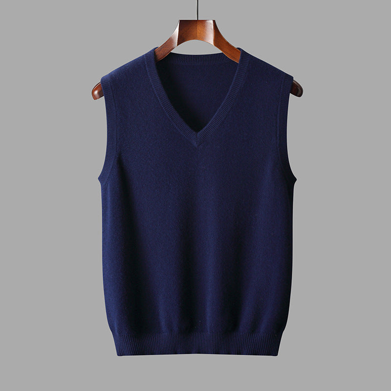 Gilet Uomo Scollo a V - Maglia Morbida, Stile Versatile