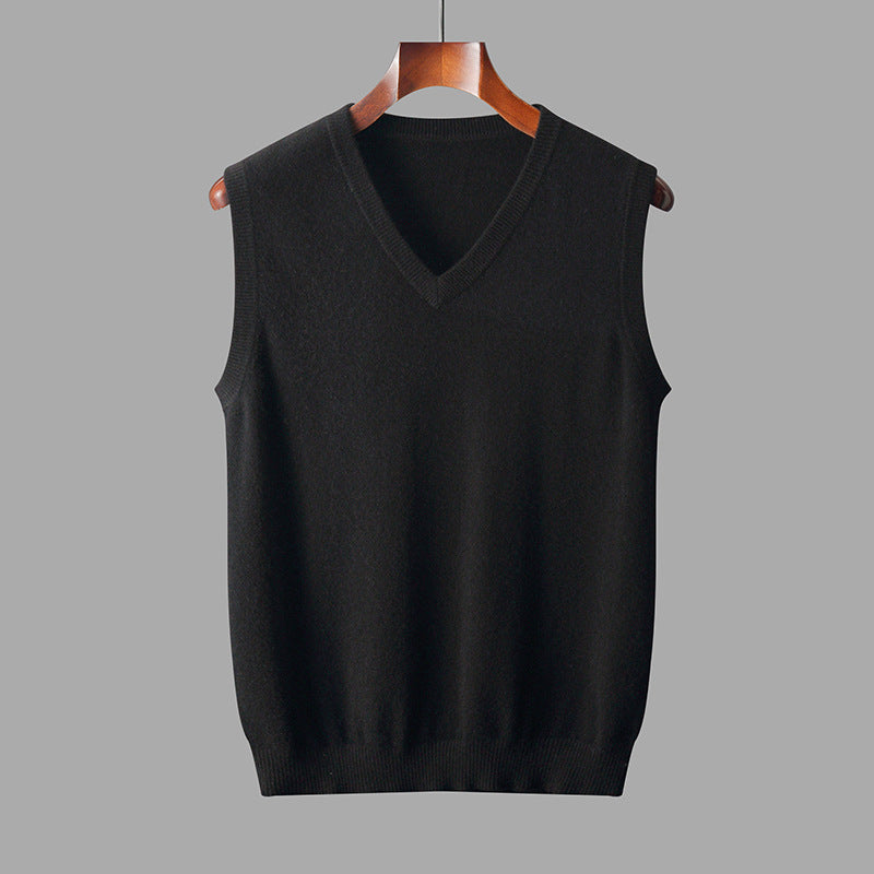 Gilet Uomo Scollo a V - Maglia Morbida, Stile Versatile
